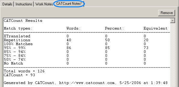 catcount notes